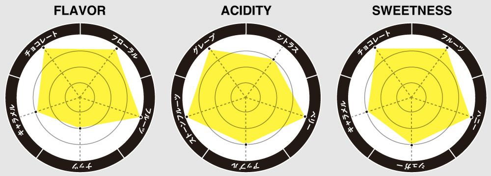 フレーバーチャート画像